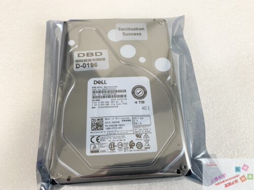 0F9W8 DELL 4TB SAS 12G HNX0W 全新保一年 MG04SCA40EN 4T SAS