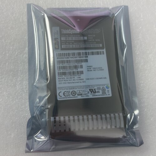 4XB7A10196 01PE096 480G SATA SSD 2.5寸SR550 SR650固态硬盘