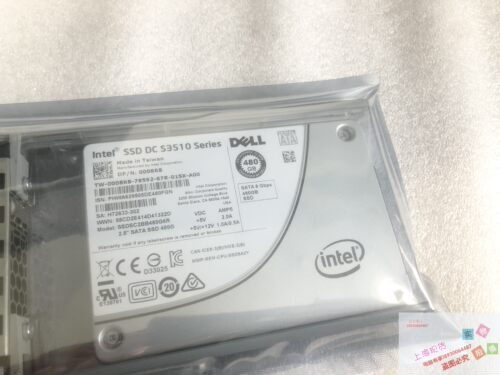 480GB 008R8 英特尔 S3510 480G SSD DELL 0008R8 R730原装拆机