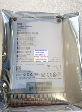 惠普 P09924 1.6TB MU SSD SAS P09092-B21 380G10 580G10 固态盘