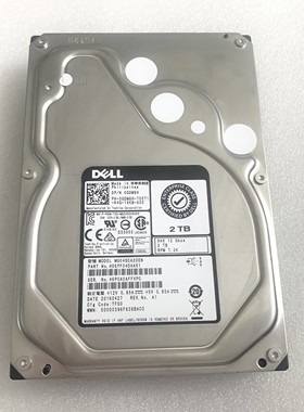 Dell/戴尔 2TB 12G 7.2K SAS R740 全新硬盘 MG04SCA20EN 0GDM8H