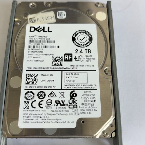 戴尔2.4T SAS 10K 2.5寸ST2400MM0159 BL2400MM0159  01D0F5硬盘