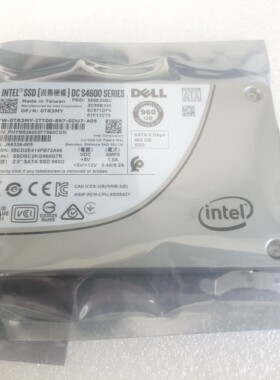Dell/戴尔 960GB SSD SATA 0TR3MY INTEL S4600 960G正品质保一年