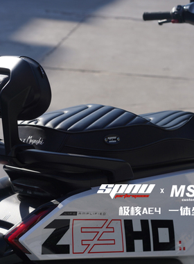 特牛联名摩速仕MSS极核AE4电摩坐垫AE4i AE5i电自一体长座包靠背