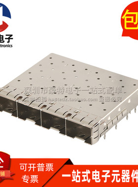 74754-0420 0747540420 747540420 全新现货 1*4光纤屏蔽罩连接器