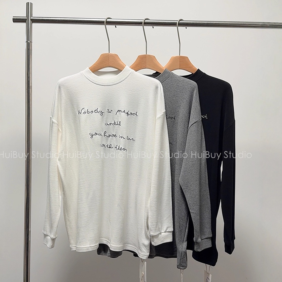 【会buy实拍】搭配神器～半高圆领澳绒保暖舒适宽松T恤女打底衫冬