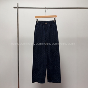 会buy实拍 显瘦哈伦裤 时髦减龄 女松紧高腰休闲裤 春 波点奶奶裤