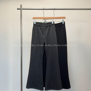 高腰显瘦微喇休闲裤 型加绒腿精喇叭裤 火爆裤 秋冬新 会buy实拍