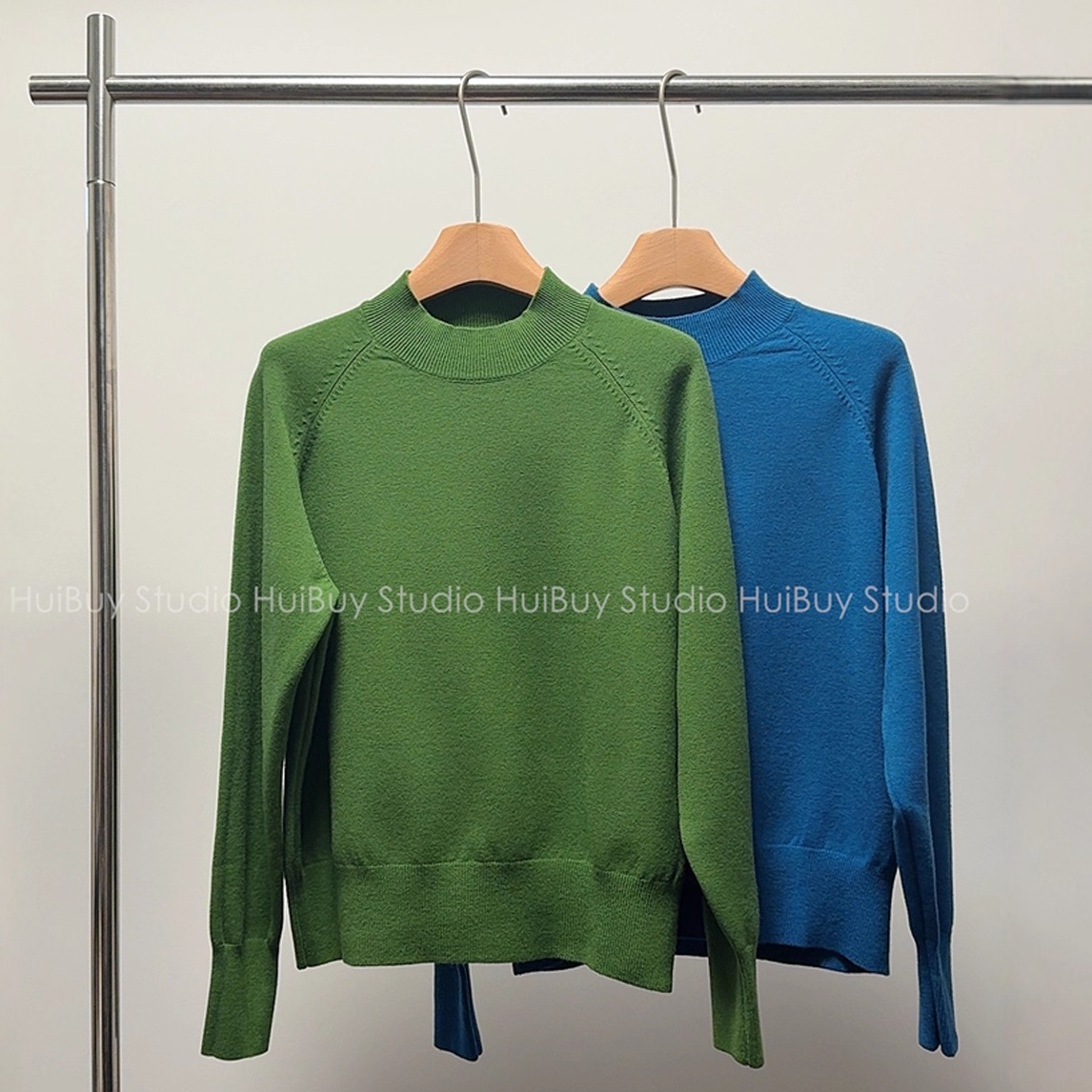【会buy实拍】时髦彩色/舒适无扎/减龄半高领针织打底衫毛衣秋冬