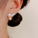 丹麦 Tatirocks如意八芒星双珍珠耳钉高级感轻奢女耳环 设计师