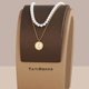 高级感轻奢小众女爆款 Tatirocks月牙珍珠项链法式 设计师 丹麦