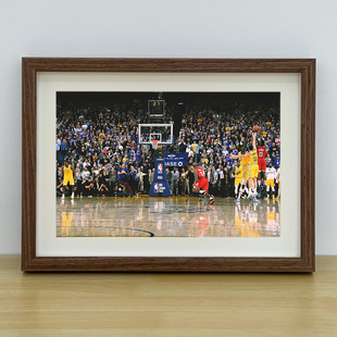 饰画海报挂画照片墙生日礼物 NBA篮球詹姆斯哈登HARDEN相框摆台装