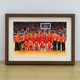 08北京中国男篮合影相框摆台装 饰画球星纪念海报照片挂画生日礼物