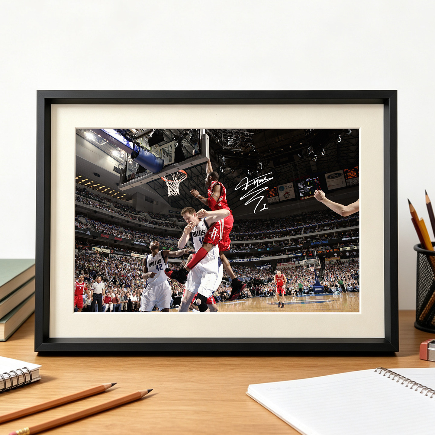 TMAC麦迪相框挂画摆台NBA球星海报照片墙铝合金装饰画篮球迷周边