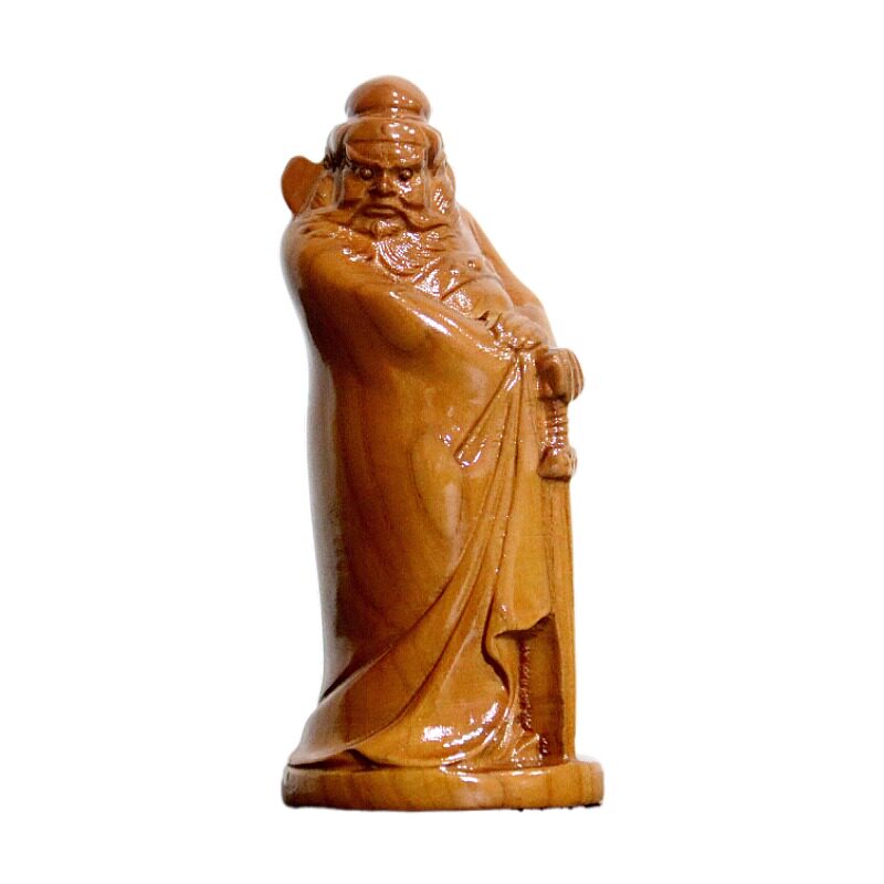 桃木雕刻钟馗画像摆件伏魔钟馗神像家居小卧室装饰礼品客厅保平安