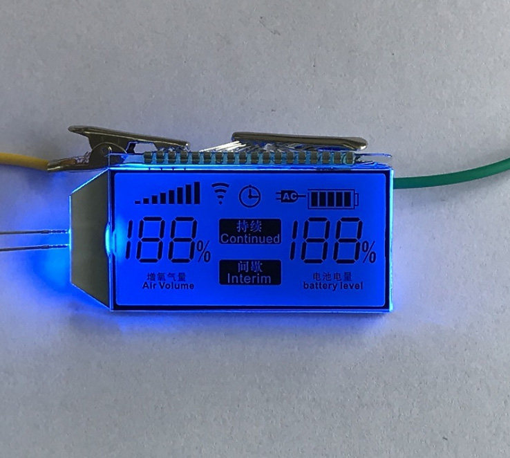 开模定制lcd液晶屏白底黑字段码TN显示屏 触摸屏电路板模组段式屏