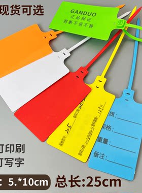 一次性塑料封条大号标牌扎带