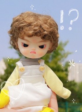 【STODOLL奶哼】手绘人偶潮玩玩偶娃娃玩具礼物白肌日烧肌手办