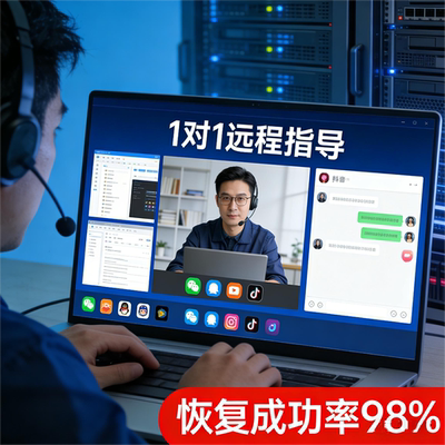 微聊天记录恢复图片照片视频抖音私信找回彻底删除回复苹果华为