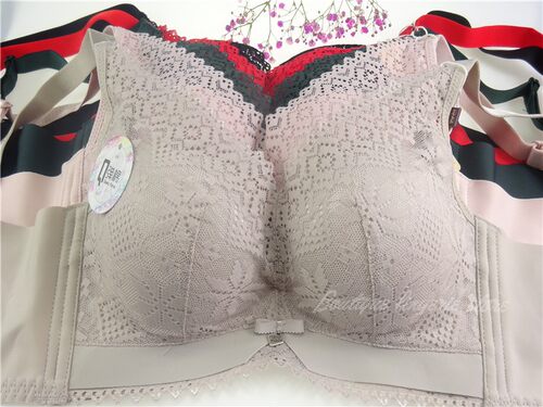 新款安吉婷6827女内衣B杯无钢圈中厚软模杯透气Q弹棉聚拢调整无磁 - 封面