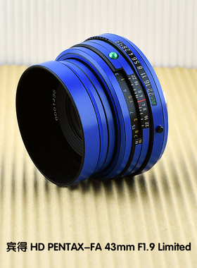 适用于宾得HD FA 43mm F1.9 Limited镜头贴膜3M黑色矩阵纹电路纹