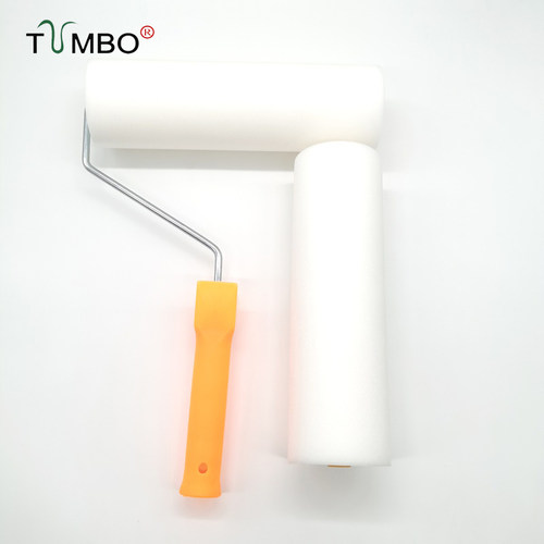 工厂直销9寸直径50/70mm油性海绵滚筒刷高密度补漆刷墙无刷痕专用