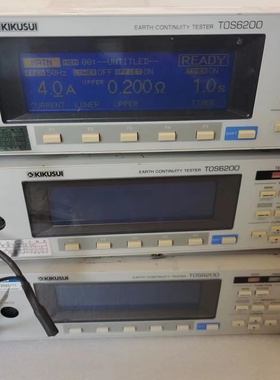kIKUSUI    TOS6200菊水耐压仪，接地电阻测试仪