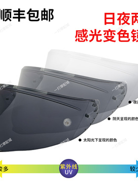 适用于GSB S361/361GT摩雷士R50SPRO头盔变色镜片日夜两用风镜