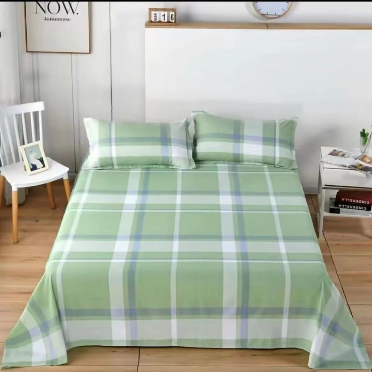 老粗布床单加厚棉双人床单