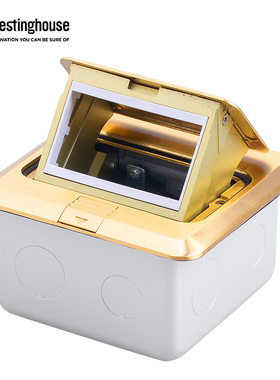 西屋(Westinghouse)地插空架模块5类6类电脑插座模块隐藏式铜地插