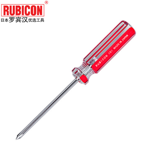 罗宾汉(RUBICON) 家用维修一字起子 十字螺丝刀101~彩条螺丝批