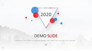 XY034述职报告ppt模版动态红蓝绿经典配色2套工作商务汇报总结