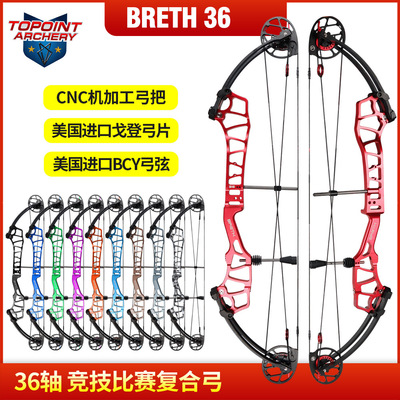 顶点 青少年版36轴距竞技比赛射准复合弓 Breth 36 体育比赛项目
