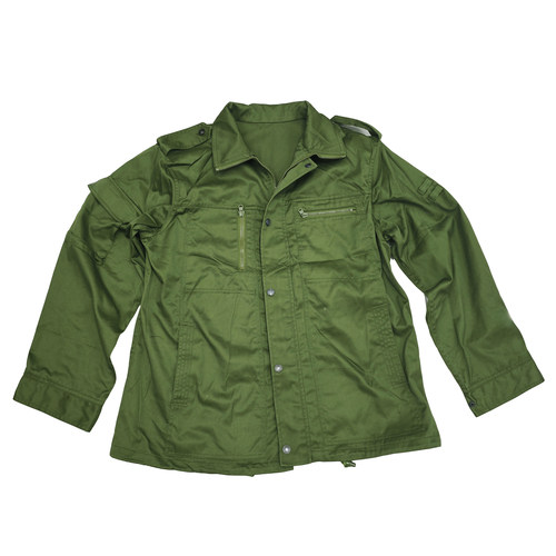 87款军绿色涤卡作训工装单上衣