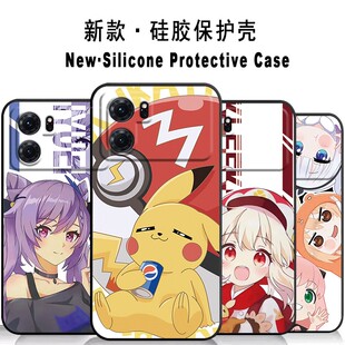 oppoK10手机壳PGJM10学生0pp0k1o二次元外壳软壳手机套动漫原神卡通硅胶女全包防摔男可爱创意磨砂保护套新款
