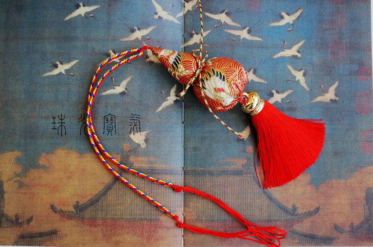 *JINYUN RUIHE* TASSEL PINGAN GOURD SACHET PENDANT HANFU CAR DRAGON BOAT FESTIVAL WARDROBE INSECT PROOF