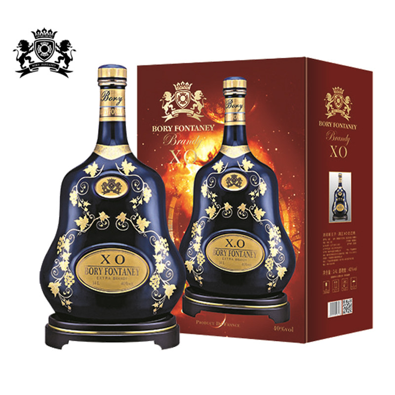 法国原液进口路易斯王子酒王XO白兰地14L 送礼摆设大瓶洋酒28斤