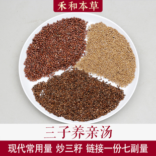 三子养亲汤中药材泡水炒莱菔子炒白芥子炒紫苏子禾和本草7付包邮
