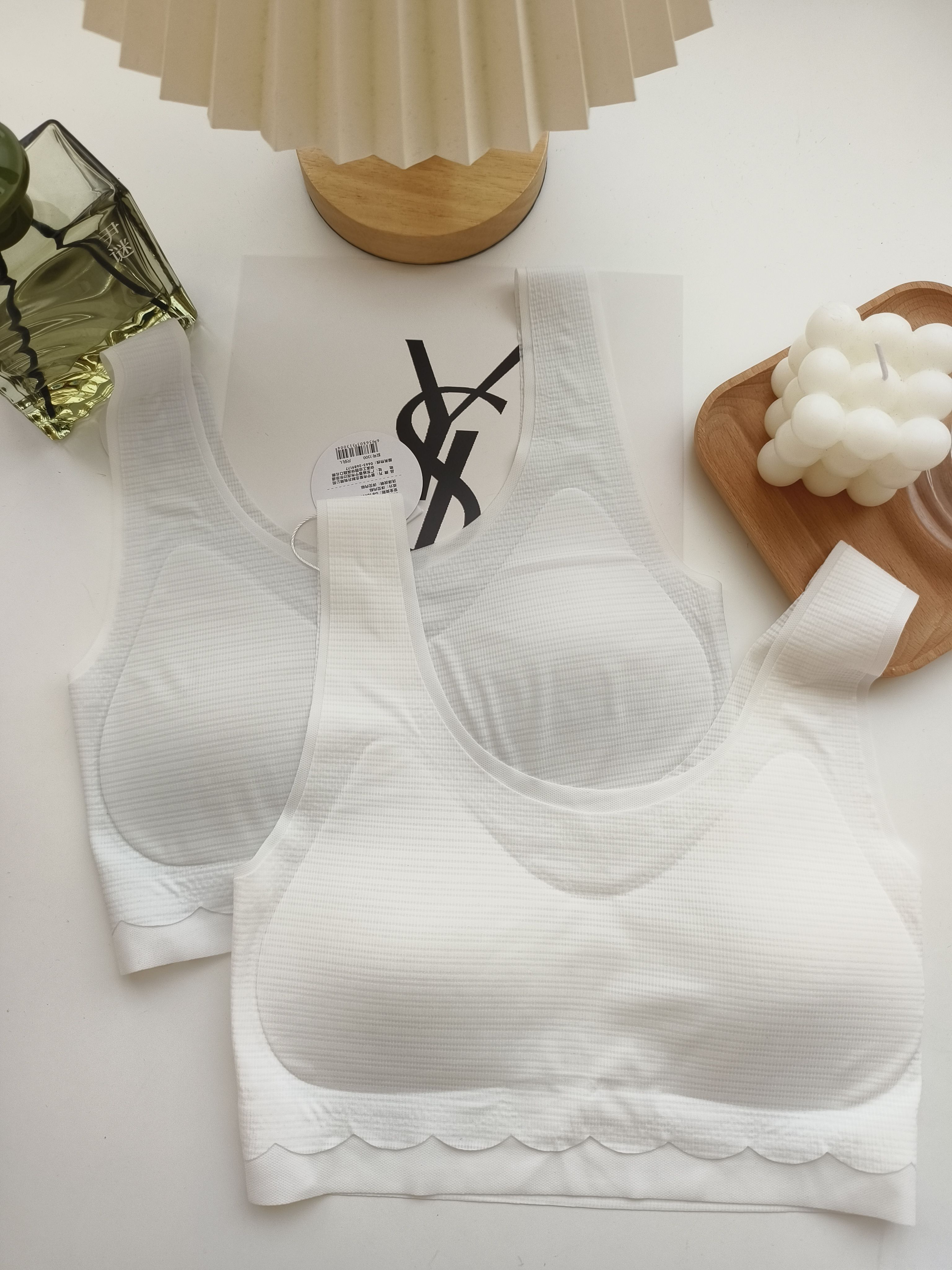 妈妈赞夏季薄款小学生透气防震运动发育期青春期女童小背心式文胸