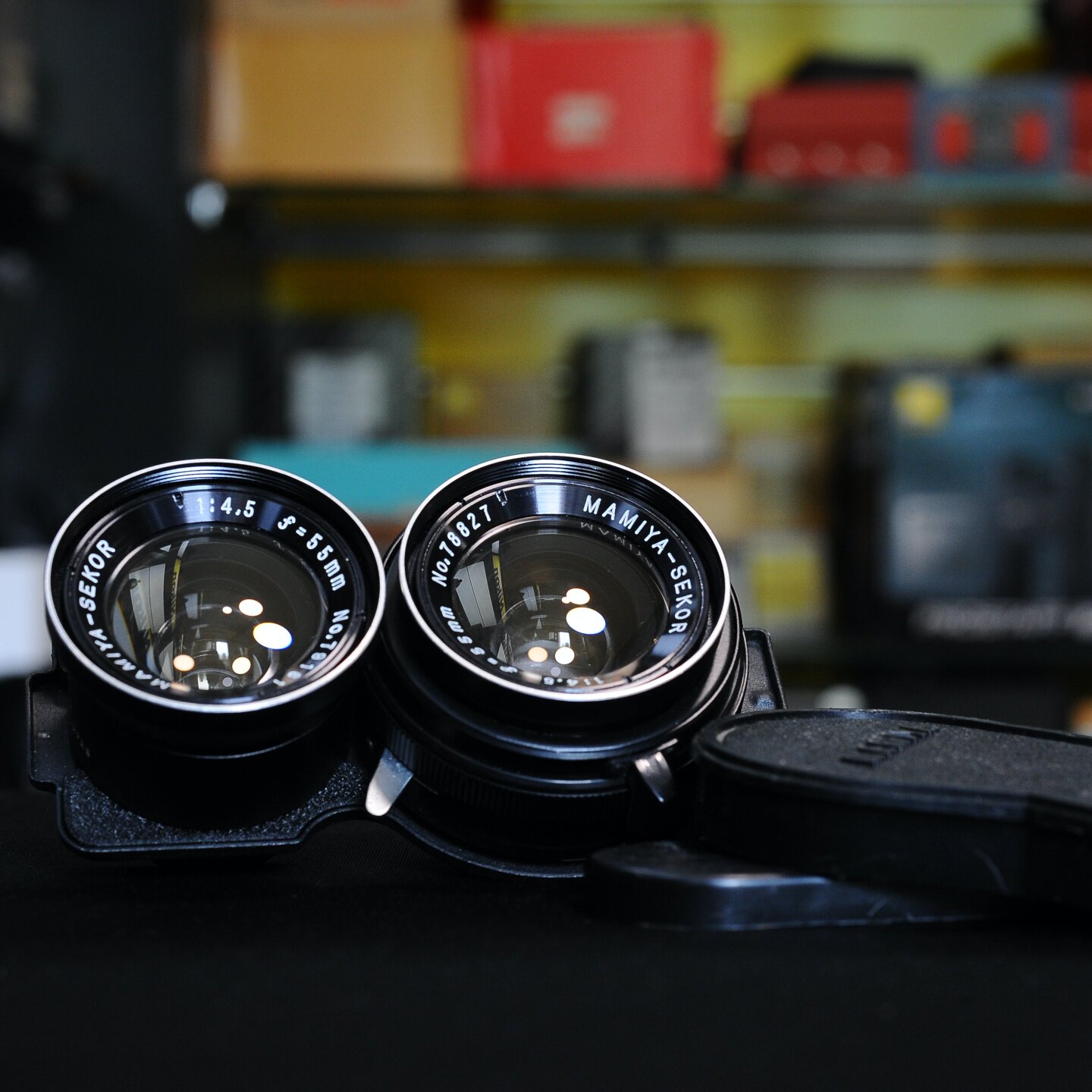 玛米亚MAMIYA-SEIKO c330用55mm f4.5双反镜头适合C330 C220等120