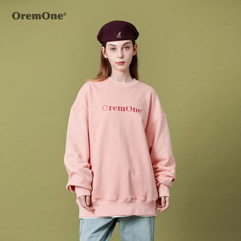 OREM ONE卫衣男秋冬新款潮牌套头外套潮男卫衣国潮ins宽松加厚