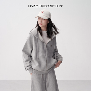 【博主推荐】Happy Prescription 快乐药方 休闲拉链卫衣开衫外套