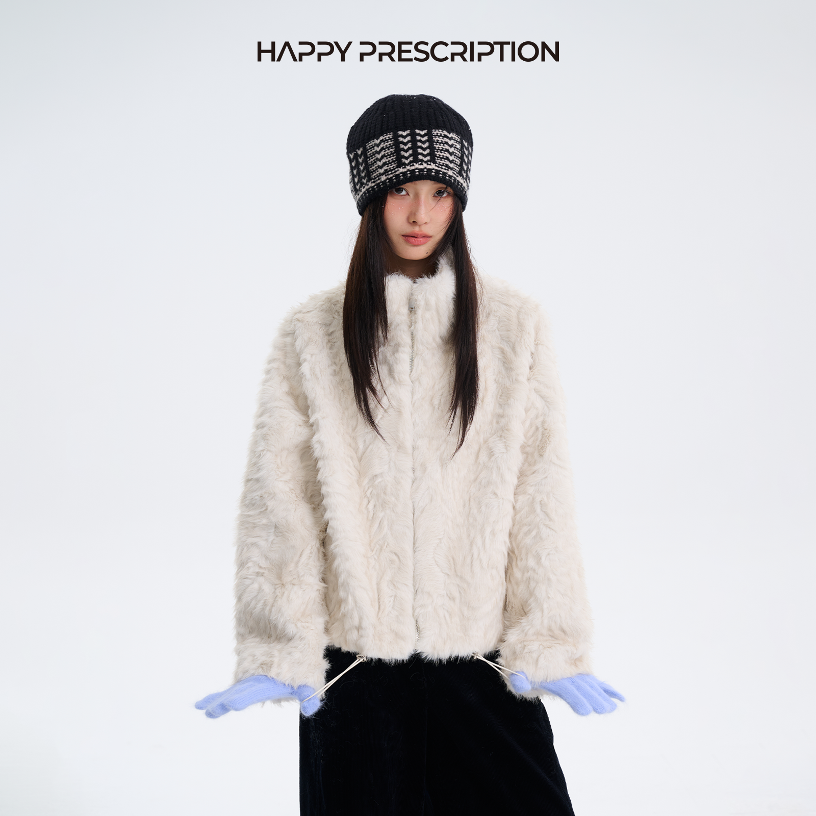 Happy Prescription 两面穿短款皮毛一体环保皮草外套女仿狐狸毛,女装/女士精品,短外套,淘宝优惠券,粉丝福利购,淘宝优惠卷