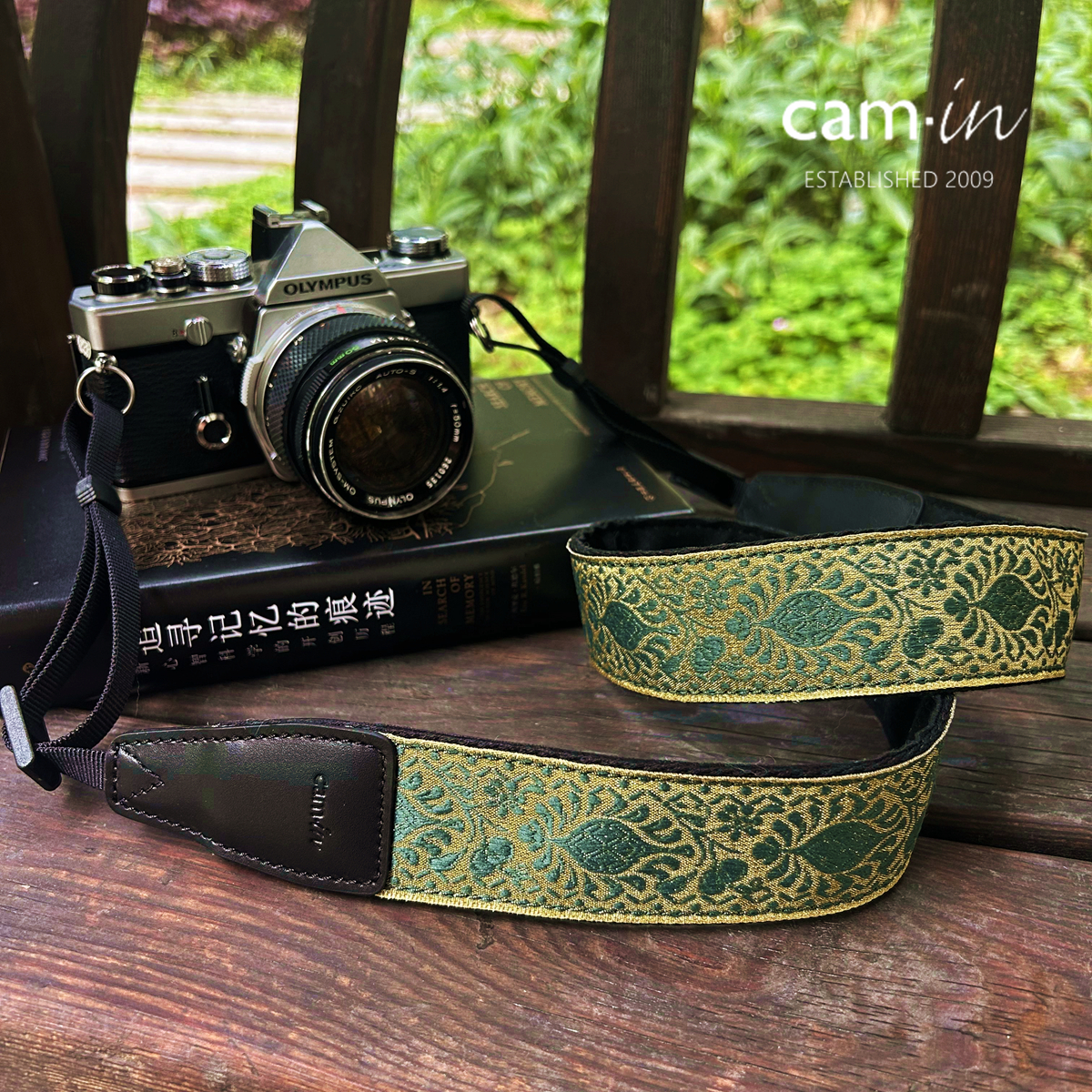 cam-in 复古民族风单反微单相机背带 适用于富士索尼尼康摄影肩带