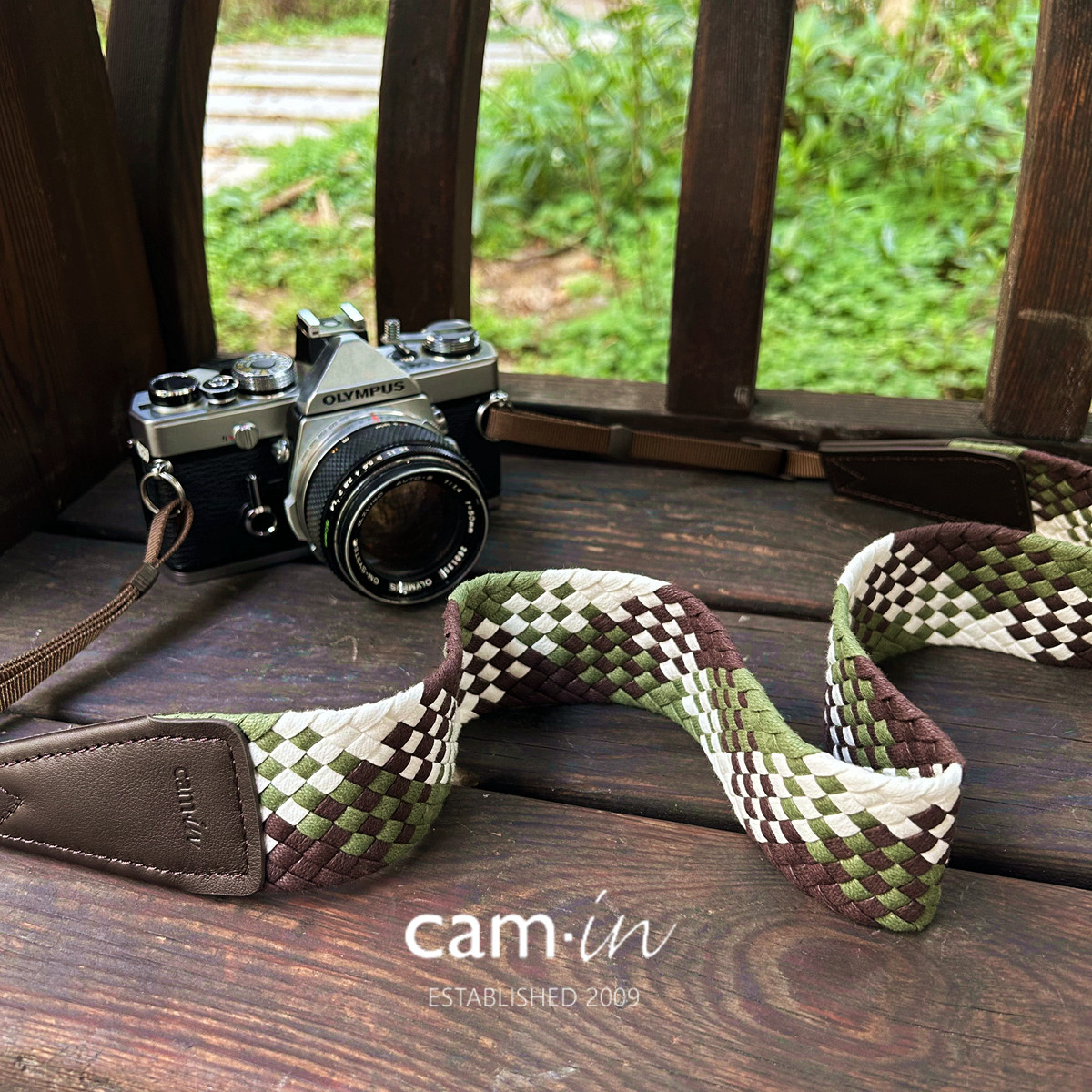 cam-in编织相机背带棉织