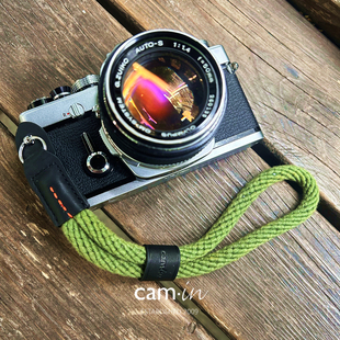 cam 适用于索尼徕卡理光GR富士XT50 in棉织微单相机手腕带手绳