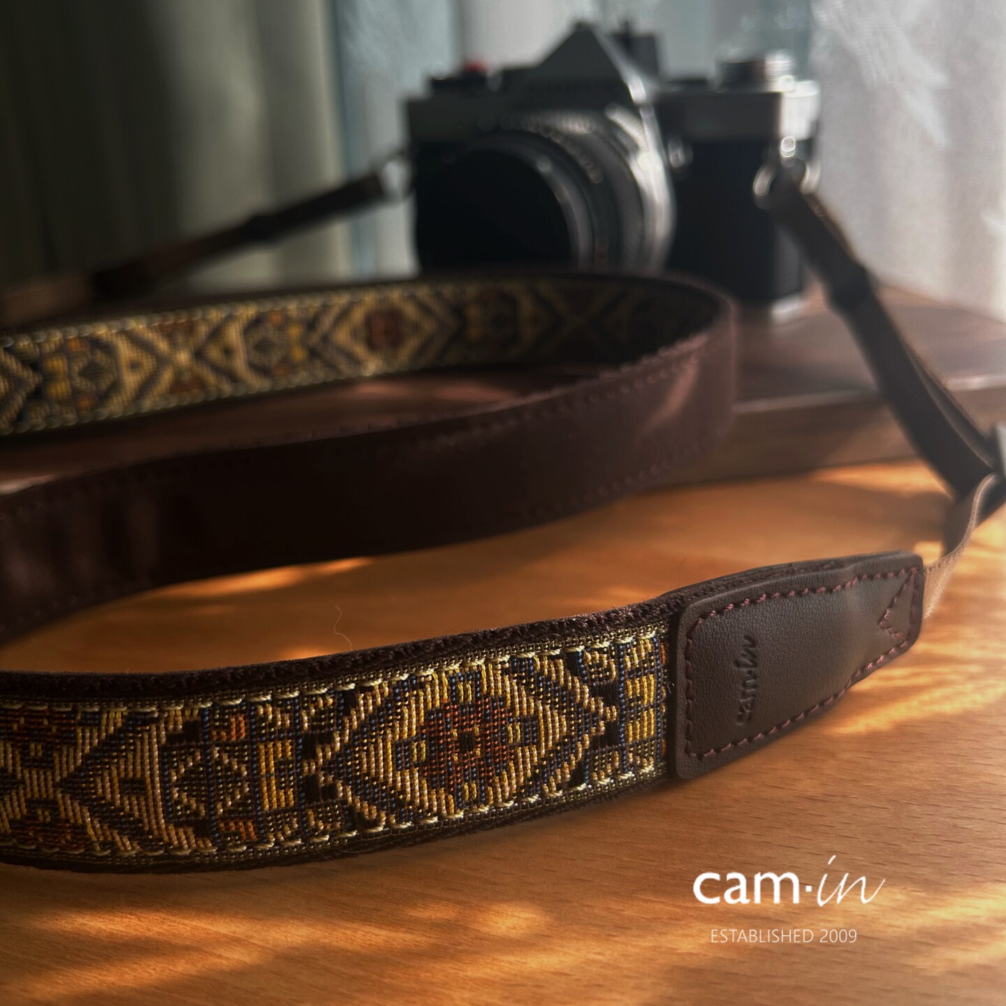 cam-in复古民族风微单相机背带 适用于索尼徕卡富士XT5/XT50/XS20