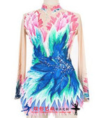 炫彩艺族花样滑冰服滑冰裙溜冰服 滑冰比赛服表演服训练服 体操服