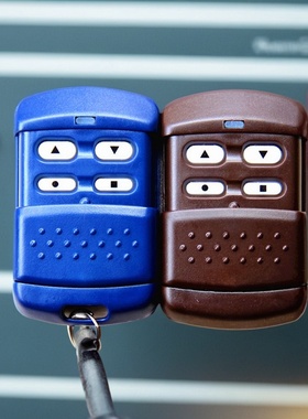 麒麟安麟湘天电动卷帘门车库门遥控器拨码滚码350M433M手柄HCS301