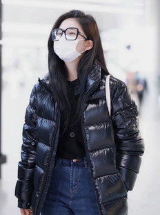 赵露思同款经典款蒙家冬季保暖外套男女同款连帽羽绒服